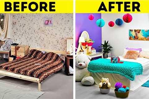 Easy Ways To Upgrade Your Bedroom || Cool Home Organizing And Decorating Hacks