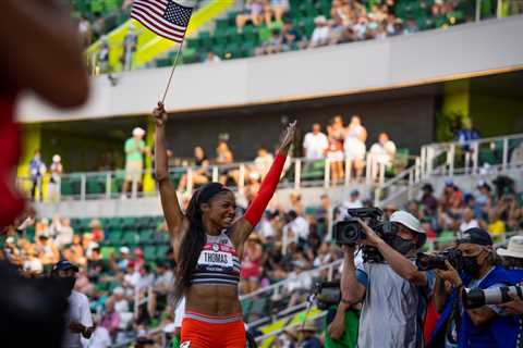 Gabby Thomas is an Olympian. Now, on to a master’s degree.