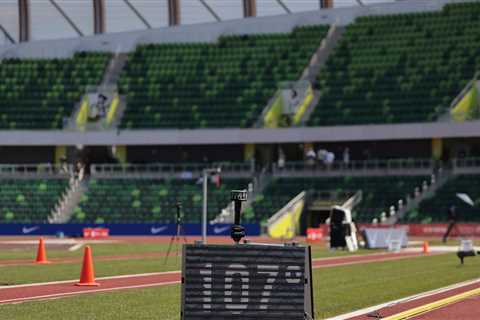 Track trials delayed for hours because of excessive heat.