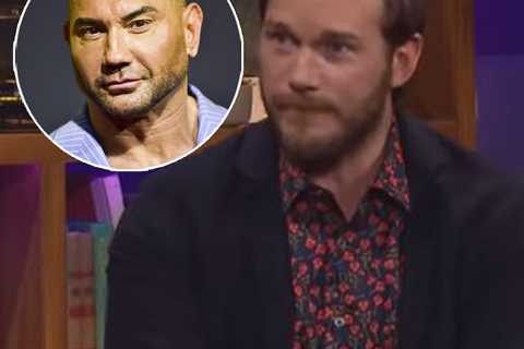 Chris Pratt Says He Challenged Dave Bautista to Wrestle Him While Blacked Out on Ambien