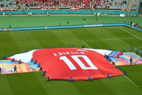 Denmark’s Christian Eriksen has been invited to Sunday’s final.