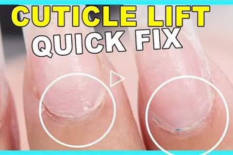 Fix Ugly Cuticles FAST⏱ - No Nail Fill Required