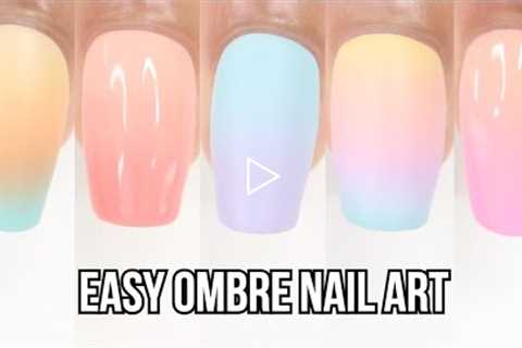 EASY SUMMER OMBRE NAIL ART IDEAS | nail art designs compilation summer 2021