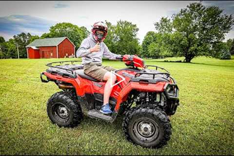 POLARIS SPORTSMAN 570 RIDING ACTION! *SUPER FUN*