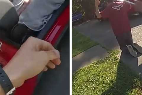 Distressing Bodycam Captures Moment 6-Year-Old Girl is Rescued From Kidnapper