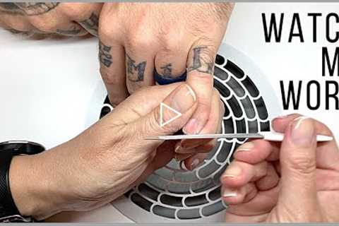What is cuticle? Buffers and e- file, dry manicures  [Watch Me Work]