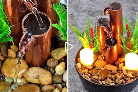 How to Make a Beautiful Tabletop Water Fountain