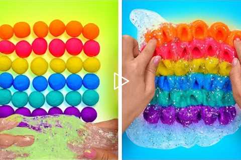 Mesmerizing Colorful Slime Ideas || Relaxing ASMR video ?