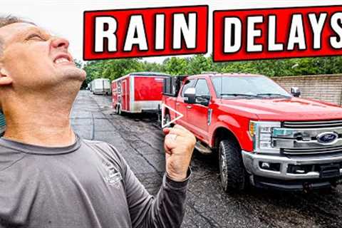 How We Navigate Crazy Rain &amp; Rescheduling Work