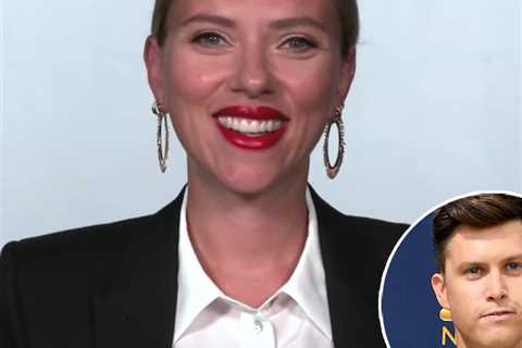 Scarlett Johansson Details Covid Wedding to Colin Jost