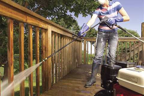 How to Pressure Wash a Deck
