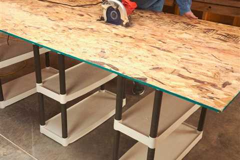 Convenient Plywood Cutting Station