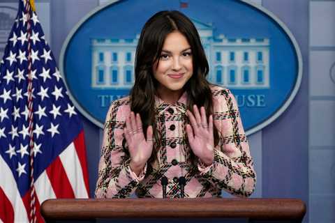 At the White House, Olivia Rodrigo Says Vaccines Are ‘Good 4 U’