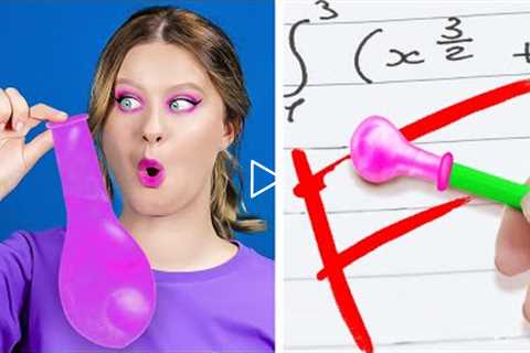 Cool DIY Supplies And School Cheating Tricks To Surprise Your Friends And Teacher