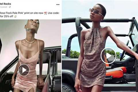 Clothing brand’s Facebook adverts banned for showing ‘unhealthily thin’ models