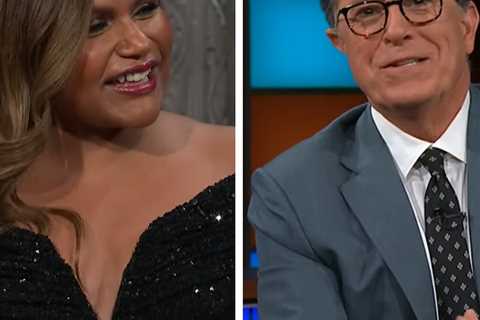 Stephen Colbert Apologizes to Mindy Kaling For Walking in on Her Changing Backstage