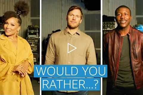 The Tomorrow War Cast Plays Would You Rather | Prime Video
