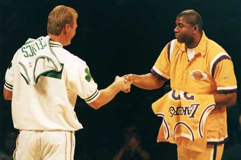 How Did Larry Bird Feel Like He Stacked up Against Magic Johnson?