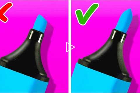 WOW! Useful Stationery Hacks And DIY School Supplies You Need To Try