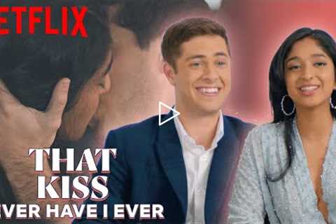 Maitreyi and Jaren Break Down Their Kiss in Never Have I Ever | Netflix