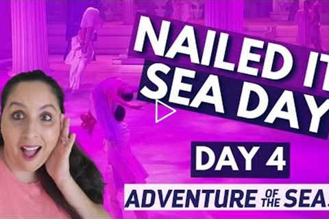 ULTIMATE ENTERTAINMENT AND RELAXATION DAY AT SEA, Adventures of the Seas Cruise Vlog