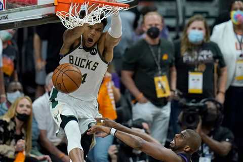 Steal and Alley-Oop Leave Bucks One Win From an N.B.A. Title