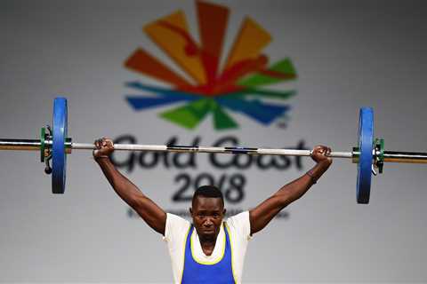 A missing Ugandan Olympic weight lifter has been found.