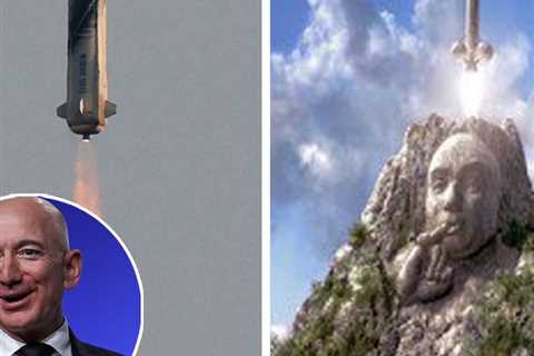 Jeff Bezos' Phallic Blue Origin Blast Off Is Reminding Everyone of Dr. Evil