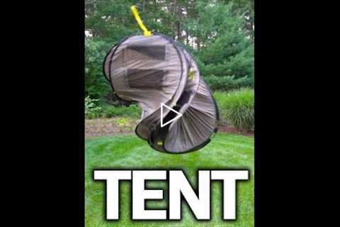 SETUP A TENT IN 10 SECONDS!!!  #Shorts