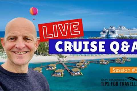 Live Cruise Q&amp;A Hour #34. Your Questions Answered. Sunday 25 July 2021