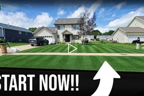 The BEST LAWN You've Ever Had STARTS NOW