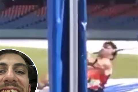 Watch Moment British Olympic Pole Vaulter Harry Coppell Smashed His Teeth During Practice
