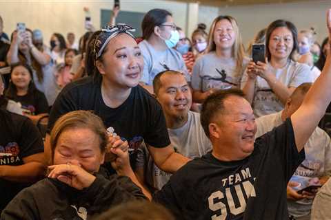 Like other families of Olympians, Sunisa Lee’s relatives are cheering (and crying) from afar.