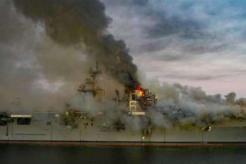 Navy Charges Sailor With Arson in Fire That Destroyed Warship