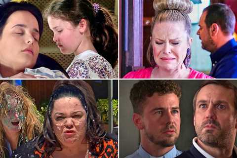 25 soap spoilers: Coronation Street murder horror, EastEnders sad death tragedy, Emmerdale food..