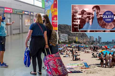 Fall in cases may be due to people not taking tests before going on holiday