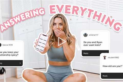 Answering your questions about me! Q&amp;A - nothing off limits