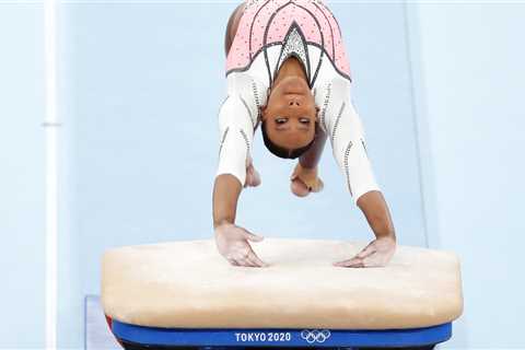 On a Refurbished Knee, Brazil’s Andrade Vaults to a Gold Medal