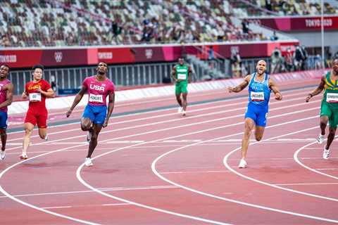 Italians Stun Even Themselves in 100 Meters and High Jump