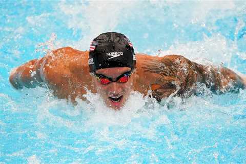 U.S. broadcast coverage on Saturday evening includes golf, swimming and baseball.