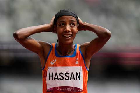 Sifan Hassan wins the 5,000 meters. Onto the next one.