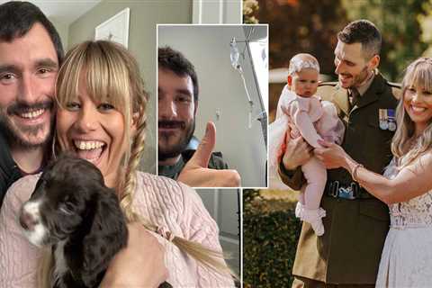 Ex-soldier receives cancer diagnosis, gets married and has a child all within 20 months