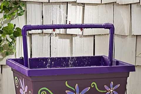 Make a DIY Hummingbird Mister Birdbath