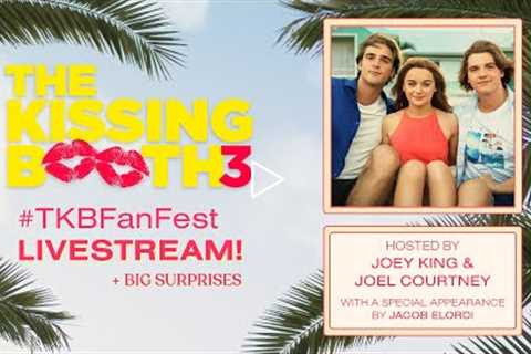 Joey King and Joel Courtney share BIG surprises | The Kissing Booth 3 | #TKBFanFest | Netflix