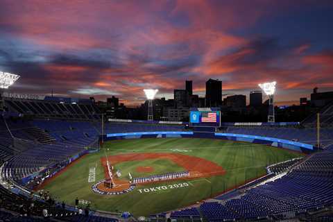 The U.S. baseball team will play Japan in the gold medal game.