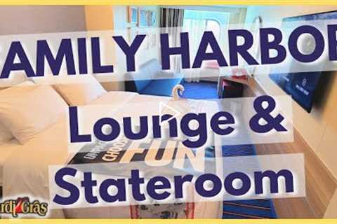 MARDI GRAS FAMILY HARBOR LOUNGE AND STATEROOM TOUR 4402 I Carnival Cruise