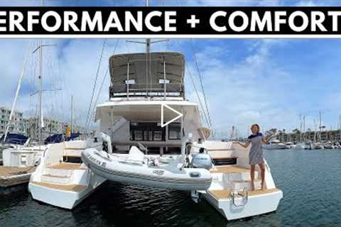 2019 NAUTITECH 46 FLY Catamaran Yacht Tour Performance Cruiser Bluewater Sailing