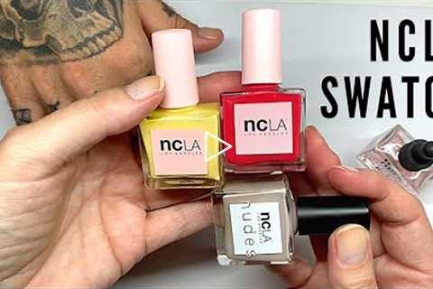 NCLA Polishes and Oils [LIVE SWATCH ON REAL NAILS]