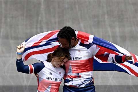 A British BMX racer’s historic gold required a little financial help from her friends.