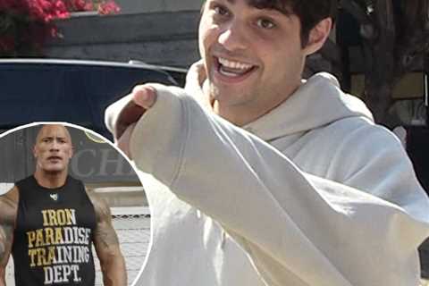 Noah Centineo Admits He Could Not Even Nearly Keep Up With The Rock Training for Black Adam..